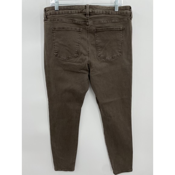 PISTOLA Jennifer High Rise Brown Gray Skinny Jeans Pants Size 33 - Picture 3 of 5